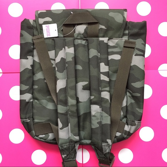 PINK VS Mini Camo Backpack Limited Edition New With Tag - Picture 6 of 8